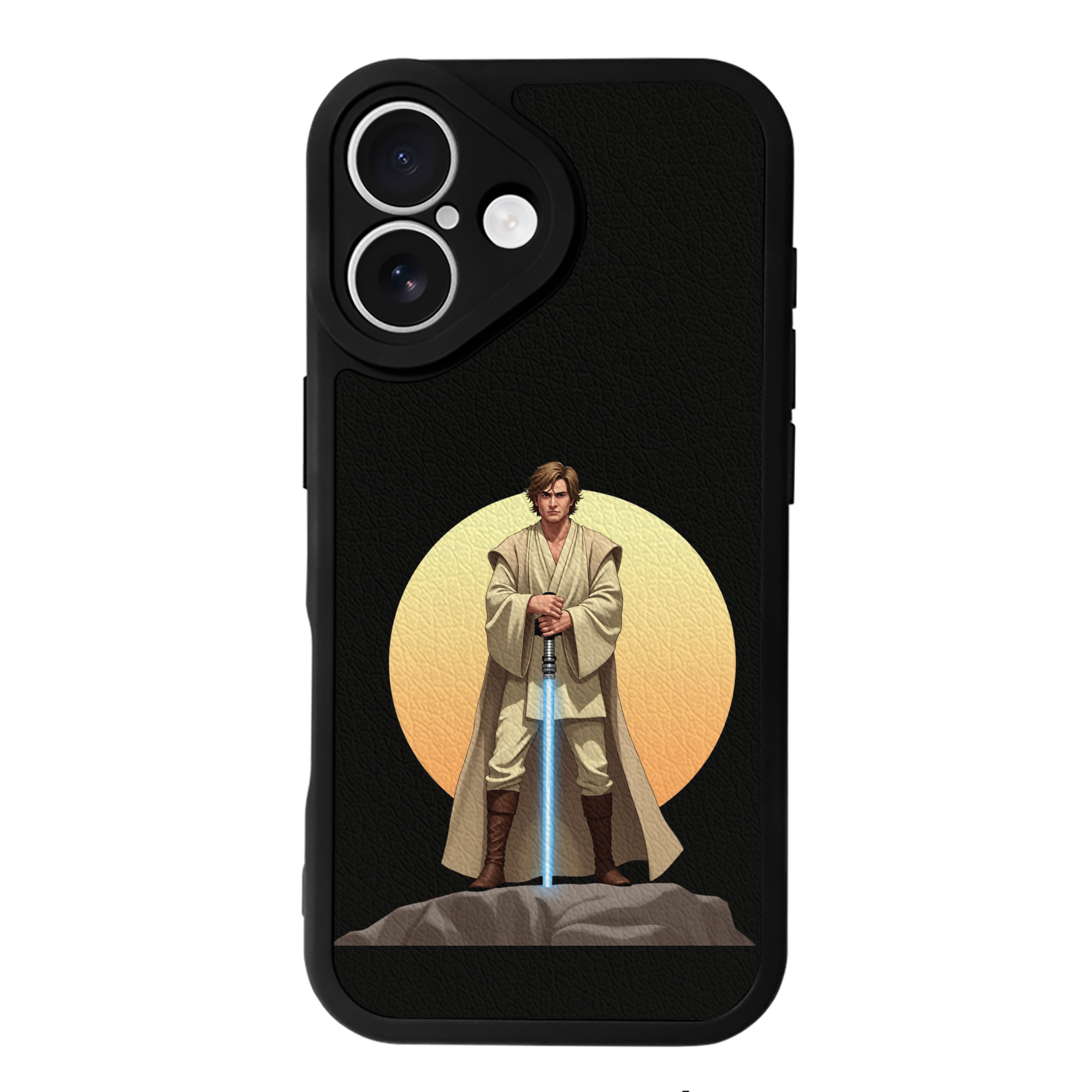 （画像用） スター・ウォーズ Star Wars 【iPhone 16シリーズ対応】シリコンスマホケース（レザー調） 材質：シリコン